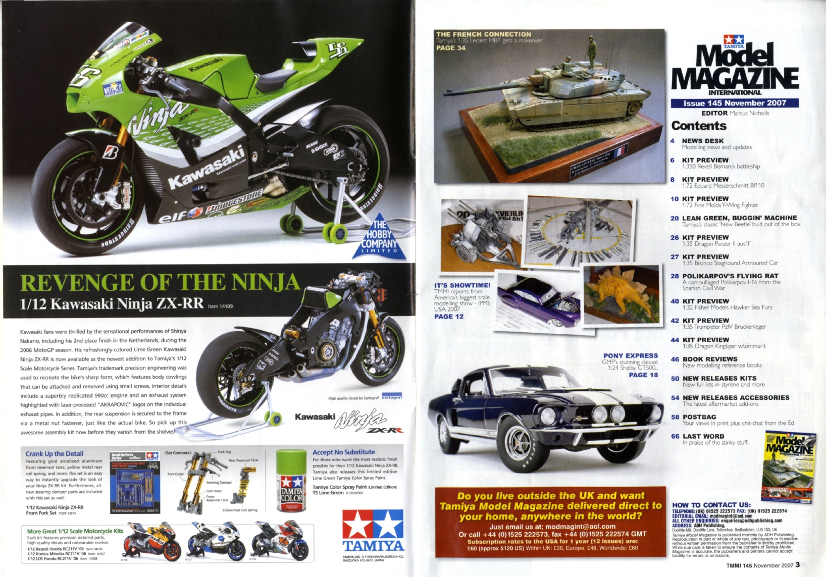 Tamiya Model Magazine 145 (2007-11)